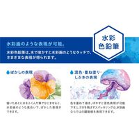 シヤチハタ アートライン 水彩色鉛筆 12色セット KCP-W12C/H 1個