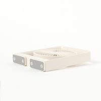 スリムデスクファン マグネット付 オフホワイト studio CLIP