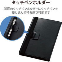 Lenovo Tab M10 HD 2nd Gen ケース 手帳 フラップ レザー 軽量 ブラック TB-L201PLFBK エレコム 1個（わけあり品）