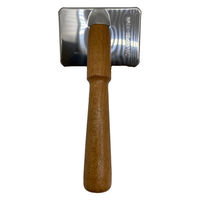 スリッカーブラシ ミニ 高級ソフトタイプ 犬猫用 ステンレス製 日本製 岡野製作所（わけあり品）