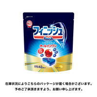 フィニッシュ オールインワンプレミアムパワーボールキューブM フレッシュレモンの香り 42粒入 1セット（5個） 食洗機用洗剤