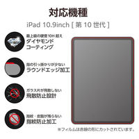 iPad 第10世代(2022) 10.9インチ フィルム ダイヤモンドコーティング TB-A23RFLGDC エレコム 1個（わけあり品）