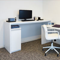 大洋 Shelfit オーダーコンソール 幅900×奥行295×高さ883mm ダークブラウン OC9090 R DB 1台（直送品）