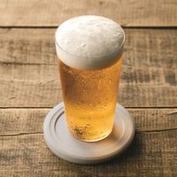 【アウトレット】アネスティ KARARI 珪藻土 コースター 丸型 シリコンカバー付き グレー HO1861 1個