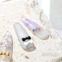 SONAIL Puffy Ribbon シルバー FY002104 148221 1セット(10個入)（直送品）