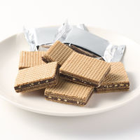 無印良品 大袋 ダブルサンドウエハース ピーナッツチョコ味 １８０ｇ 1セット（1袋×2） 良品計画