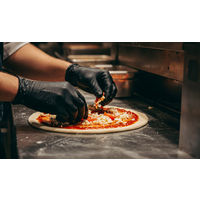 【使いきりニトリル手袋】ショーワグローブ No.891ニトリストブラック100枚 M 891ーM 1箱（100枚入）