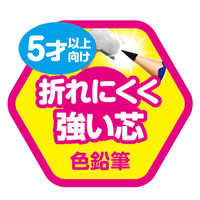BICジャパン ビックキッズ色鉛筆18色(缶入り) BKEVOM18E 1セット（直送品）