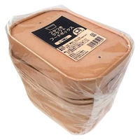(お試し品) トーシン クラフトペーパーフードボックス L 約1.000ml 1袋（3個入）