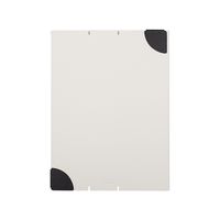 ナカバヤシ マグネットクリップボード カドップ スタンドタイプ A4 フェザーホワイト QBーSTKA4ーW 1セット（1冊×20）