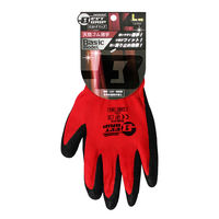 ベストグリップ 背抜き手袋 天然ゴム薄手 M LA304 1セット（5双）