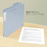 【アウトレット】【Goエシカル】訳あり プラス ファイル 持出しフォルダー A4 ブルー 青 FLー001PF 87841 1袋（10枚入）