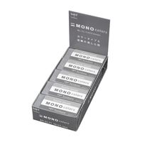 トンボ鉛筆 消しゴム モノカラーズ グレー ECーCL71 1セット（1個×10）