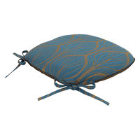 川島織物セルコン シートクッション 45×43cm ピウマリネ ブルーグリーン LN1106 98BG 1枚（直送品）