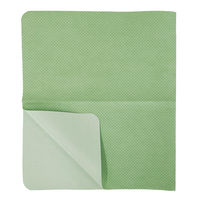 今村紙工 不織布吸水バスマット ノンスリップ加工 グリーンDBM-G 1袋（20枚入）