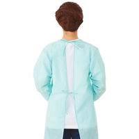 【再検品商品】住商モンブラン 撥水エプロン（レディス・長袖） ピンク フリーサイズ 54-041 入浴介助用エプロン（わけあり品）