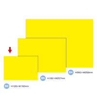 ササガワ ケイコーカード B6判 レモン 14-3565 1冊(10枚入)