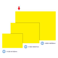 ササガワ ケイコーカード B4判 レモン 14-3595 1冊(10枚入)