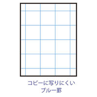 ナカバヤシ ロジカルシンクノート A4タテ 方眼5ミリ ブルー罫線 ノ-A406S-DB 1冊（わけあり品）