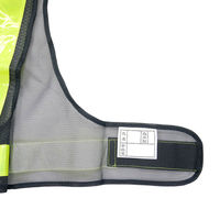 小野商事 安全ベスト 7cm幅反射テープ 大きめサイズ 紺×黄 No.741 No741 1着（わけあり品）