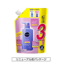 サクセス リンスのいらない薬用シャンプー スムースウオッシュ エクストラクール 詰め替え 大容量 960ml 1個 アブラ・ワックス一発洗浄