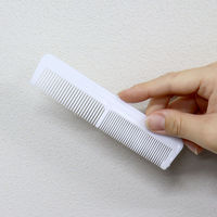 三和 両用クシ ホワイト(OP袋入) 130mm SF-2-250 1ケース(250個入)（直送品）