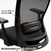 サンワサプライ ヘッドレット付ハイバックメッシュチェア SNC-ASNET8 1脚 ゲーミングチェア オフィスチェア 事務椅子 キャスター付き（直送品）