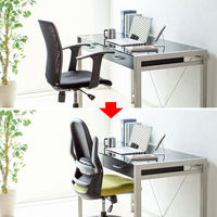 サンワサプライ メッシュチェア 肘跳ね上げ式 テレワーク・在宅勤務チェア グリーン SNC-ASNET7G 1脚 オフィスチェア ウレタンキャスター（直送品）