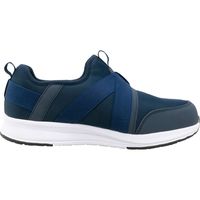 フェアストーン EDIWN 鋼鉄製先芯入 スリッポン セーフティーシューズ esm250 NAVY 26.5cm　1足（直送品）