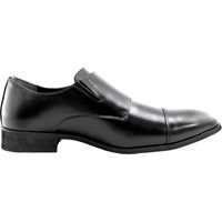 EDWIN メンズ ブラックビジネスシューズ モンクストラップ edm005 27.0cm 1足（直送品）