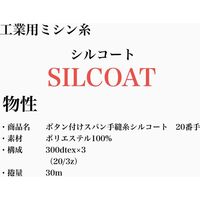 カナガワ ボタン付けスパン手縫糸シルコート　#20/30m　62番色 slc20/30-062 1セット(5個×30m巻)（直送品）