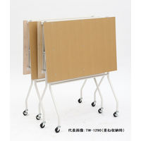 金沢車輌 収納式作業テーブルワゴン 中 TW-1260 1台