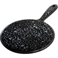 ヤマムラ ブラックハンドミラーL Y-13 1セット(2個)