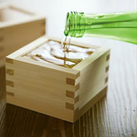 【慶事イベント・飲食店インテリア】 大橋量器 「大垣の枡」三勺枡　国産桧(ヒノキ)使用　1セット(5個入)（直送品）