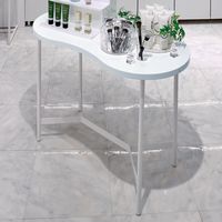 ストア・エキスプレス 木製ビーンズテーブル W110D60H75cm 白 2244-1005 1台（直送品）