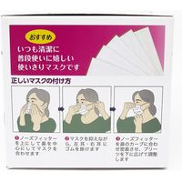 アイ・フィット工業 不織布マスク 50枚入 3層構造 (本体:ホワイト) - 1箱(50枚)