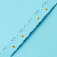 セキセイ のび~るファイル A4S 2穴 青 紐付き 最大収納枚数 1000枚 AE-50H-10 1冊