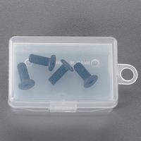 エスコ M4 x16mm 六角穴付ボルト(超低頭/4本) EA949MW-416 1セット(40本:4本×10ケース)（直送品）