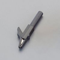 エスコ ワニ口クリップ(黒) EA707NC-51 1セット(10個)（直送品）