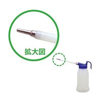 エスコ 180ml オイラー(横型・先端金属ノズル・PE製) EA990PK-11 1セット(15個)（直送品）