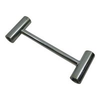 エスコ 開閉ハンドル(ボンベ用) EA300HA-10 1セット(10個)（直送品）