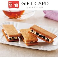 【手土産やお祝いの贈り物に】 山形の極み　レーズン バター サンド ギフトカード　スタンダード封筒（直送品）