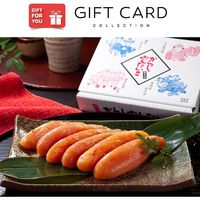 【手土産やお祝いの贈り物に】 博多 辛子明太子 (無着色) ギフトカード　スタンダード封筒（直送品）