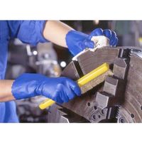 ショーワグローブ ゴム手袋ブルーフィット Lサイズ 181 1パック（直送品）