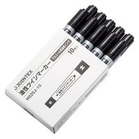 ジョインテックス 油性ツインマーカー太 黒10本 H020J-BK-10　1箱（直送品）