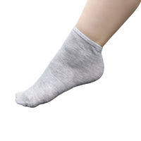 三和 タビソックスグレー 踵無し(OP袋入) SU-22-VN 1ケース(1000足)（直送品）