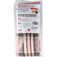 スヤスヤあったかミニマフラー 男女兼用 ピンクチェック 1個入×6セット SAM-24PK ケンユー（直送品）