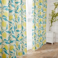 スミノエ ピーナッツ 遮光カーテン キャンプレモン 100×178cm 4549781264189 1枚