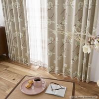 スミノエ ピーナッツ 遮光カーテン マグノリアパーク 100×135cm 4549781264295 1枚