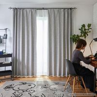 スミノエ PEANUTS 遮光カーテン ボウタイ 100×178cm 4549781264332 1枚（直送品）